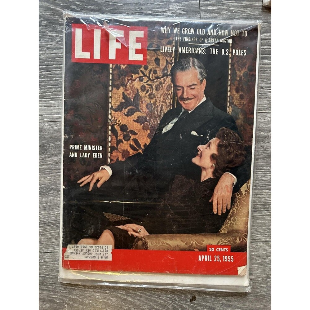 Life Magazine April 25 1955 Prime Minister And Lady Eden Illustrated News